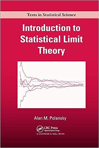 introduction to statistical limit theory  texts in statistical science 1st edition alan m. polansky