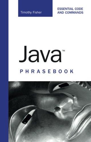 java phrasebook 1st edition timothy r. fisher 0672329077, 978-0672329074