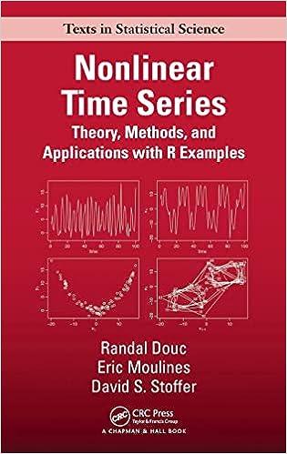 nonlinear time series theory methods and applications with r examples texts in statistical science 1st