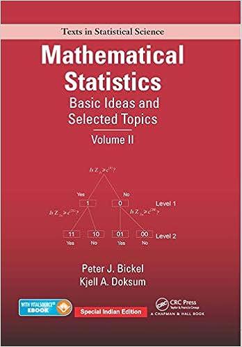 mathematical statistics  basic ideas and selected topics 1st edition kjell a. doksum peter j. bickel