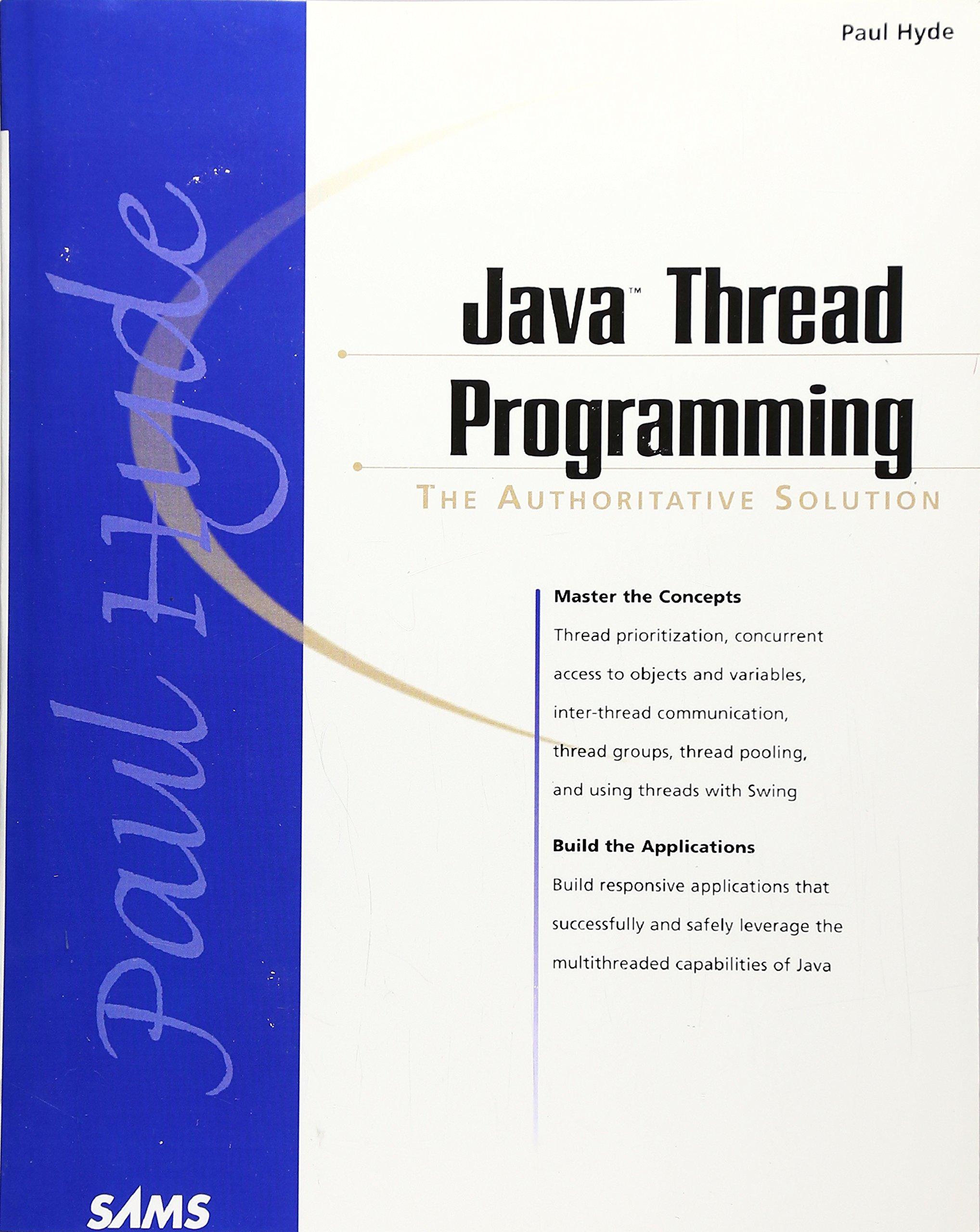 java thread programming 1st edition paul hyde 0672315858, 978-0672315855