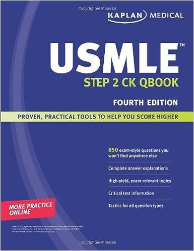 usmle step 2 ck qbook 4th edition kaplan 141955316x, 978-1419553165