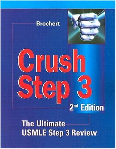 crush step 3 the ultimate usmle step 3 review 2nd edition adam brochert md 1560536071, 978-1560536079