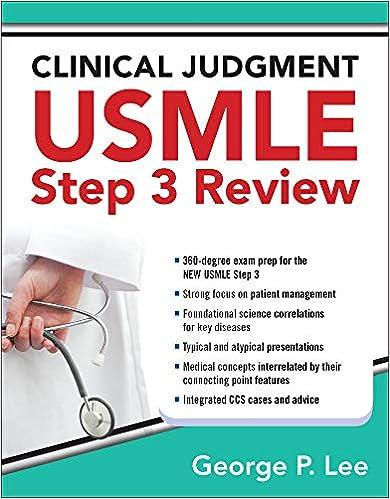 clinical judgment usmle step 3 review 1st edition george lee 0071739084, 978-0071739085