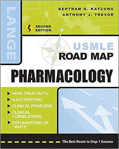 lange usmle road map pharmacology 2nd edition bertram g. katzung 0071445811, 978-0071445818