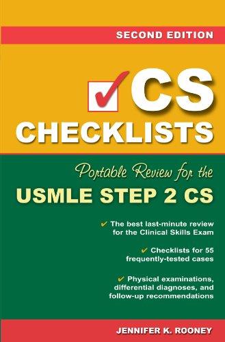 cs checklists portable review for the usmle step 2 cs 2nd edition jennifer k. rooney 0071488235,