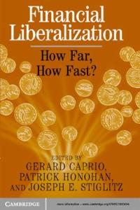 financial liberalization 1st edition gerard caprio 1789732468, 9781789732467