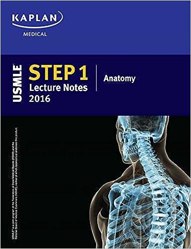 usmle step 1 lecture notes anatomy 2016 1st edition kaplan 1506200427, 978-1506200422