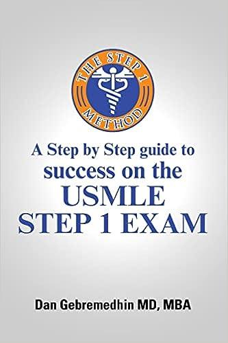 the step 1 method a step by step guide to success on the usmle step 1 exam 1st edition dan gebremedhin