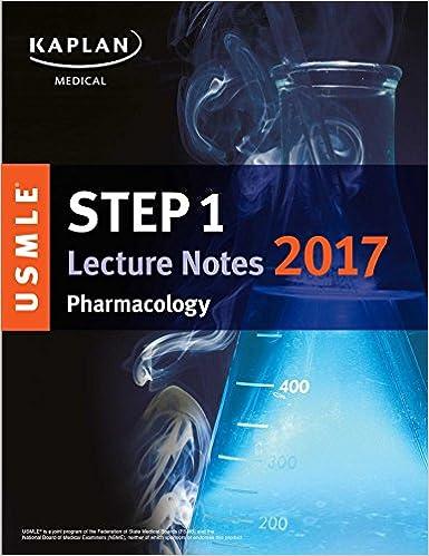 usmle step 1 lecture notes pharmacology 2017 1st edition kaplan medical 1506208398, 978-1506208398