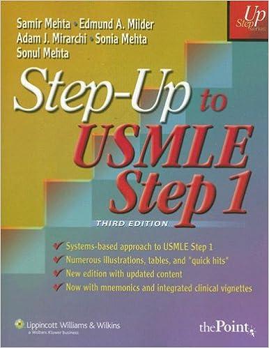 step up to usmle step 1 3rd edition samir mehta, edmund a. milder, m.d. mirarchi, adam j, sonia mehta, m.d.