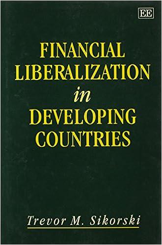 financial liberalization in developing countries 1st edition trevor m. sikorski 1858982448, 978-1858982441