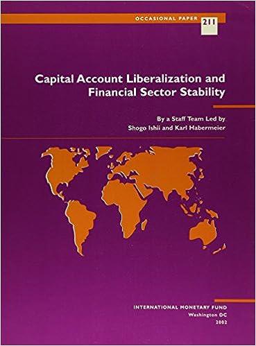 capital account liberalization and financial sector stability 1st edition international monetary fund