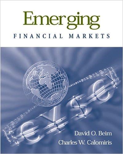 emerging financial markets 1st edition david beim, charles calomiris 0072425148, 978-0072425147