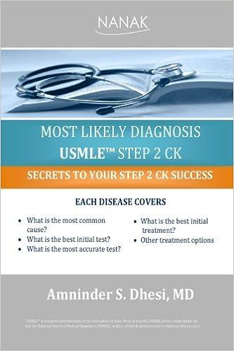 most likely diagnosis usmle step 2 ck secret to your steps to ck success 1st edition amninder dhesi