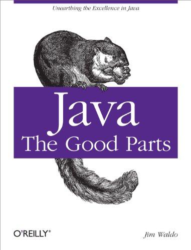 java the good parts unearthing the excellence in java 1st edition jim waldo 0596803737, 978-0596803735