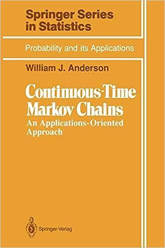 continuous time markov chains an applications oriented approach springer series in statistics 1st edition