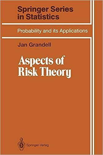 aspects of risk theory springer series in statistics 1st edition jan grandell 1461390605, 978-1461390602