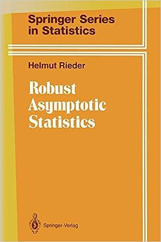 robust asymptotic statistics springer series in statistics 1st edition helmut rieder 1468406264,