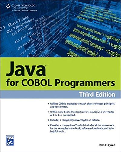 java for cobol programmers 3rd edition john c. byrne 1584505656, 978-1584505655