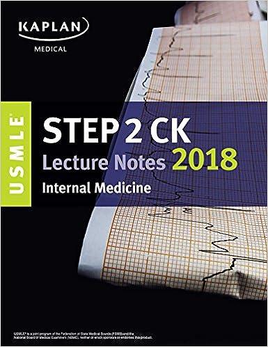 usmle step 2 ck lecture notes 2018 internal medicine 1st edition kaplan medical 1506220800, 978-1506220802