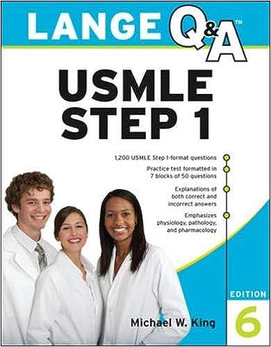lange q and a usmle step 1 6th edition michael w. king 0071492194, 978-0071492195