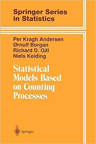 statistical models based on counting processes springer series in statistics 1st edition per k. andersen