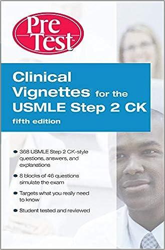 clinical vignettes for the usmle step 2 ck 5th edition mcgraw hill 0071604634, 978-0071604635