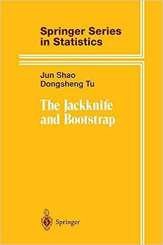 the jackknife and bootstrap springer series in statistics 1st edition jun shao, dongsheng tu 1461269032,