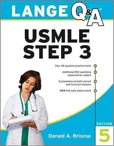 lange q and a usmle step 3 5th edition donald briscoe 0071492593, 978-0071492591
