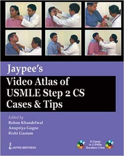 jaypees video atlas of usmle step 2 cs cases and tips 1st edition rohan khandelwal, anupriya gogne, rishi