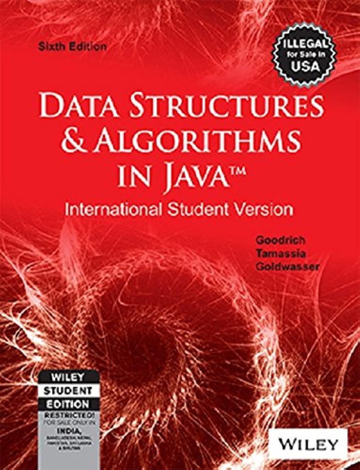 data structures and algorithms in java 6th edition tamassiar goldwasser, goodrichr 8126551909, 978-8126551903