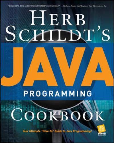 herb schildts java programming cookbook 1st edition herbert schildt 0072263156, 978-0072263152