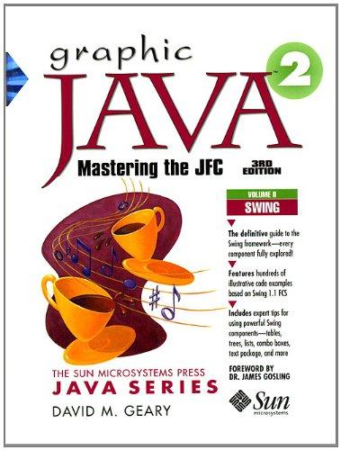 graphic java 2 mastering the jfc 3rd edition david m. geary 0130796670, 978-0130796677