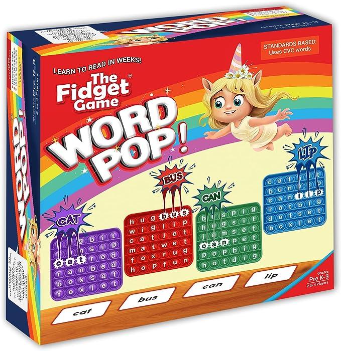the fidget game word pop cvc words games learn to read in weeks  the fidget game b0b9t8ps6x