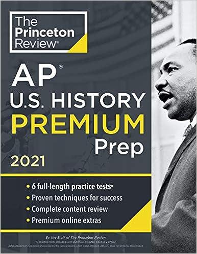 the princeton review ap u.s history premium prep 2021 2021 edition the princeton review 0525569685,