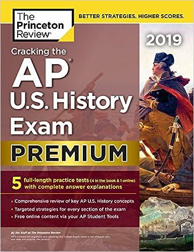cracking the ap u.s history exam premium 2019 2019 edition the princeton review 1524758159, 978-1524758158