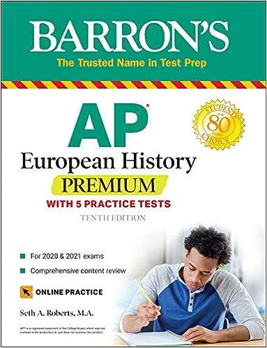 barrons ap european history premium 10th edition seth a. roberts 1438012861, 978-1438012865