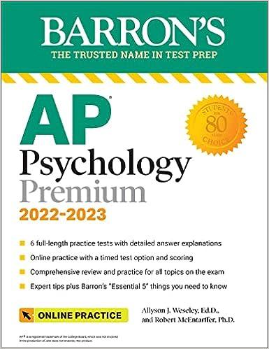 barrons ap psychology premium 2022-2023 2023 edition allyson j. weseley, robert mcentarffer 1506278515,