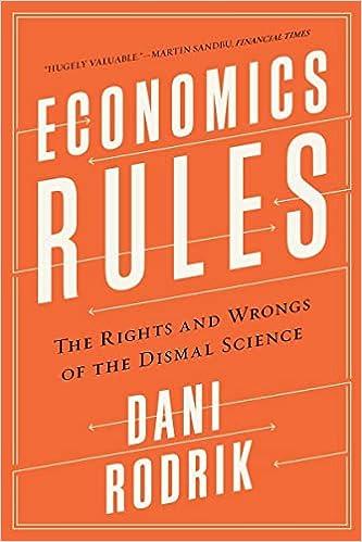 economics rules the rights and wrongs of the dismal science 1st edition dani rodrik 0393353419, 978-0393353419
