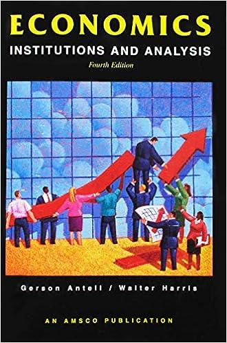economics institutions and analysis 1st edition gerson antell 1567656633, 978-1567656633