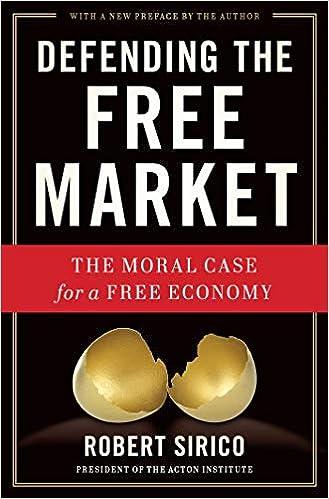 defending the free market the moral case for a free economy 1st edition robert sirico 1684511828,