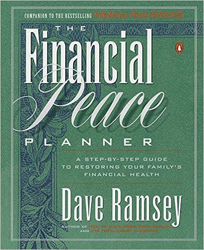 the financial peace planner a step by step guide to restoring your familys financial health 1st edition dave