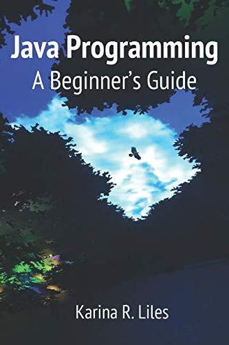 java programming a beginners guide 1st edition dr. karina r. liles 1795781750, 978-1795781756