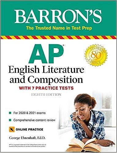 barrons ap english literature and composition 8th edition george ehrenhaft 143801287x, 978-1438012872