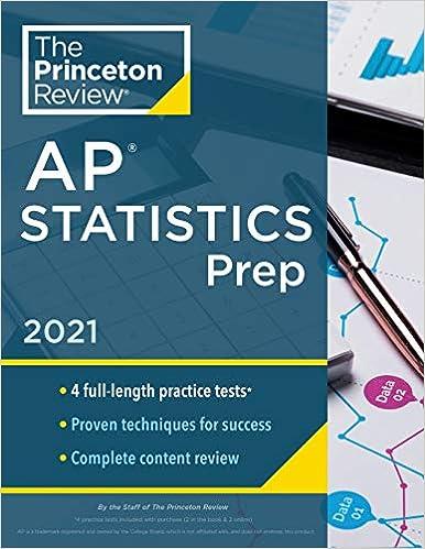 the princeton review ap statistics prep 2021 2021 edition the princeton review 0525569650, 978-0525569657