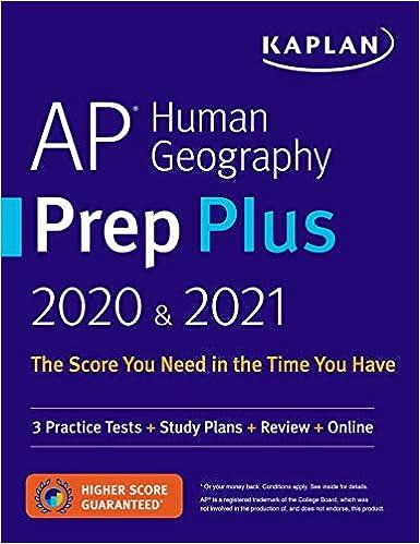 ap human geography prep plus the score you need in the time you have 2020 - 2021 2021 edition kaplan test