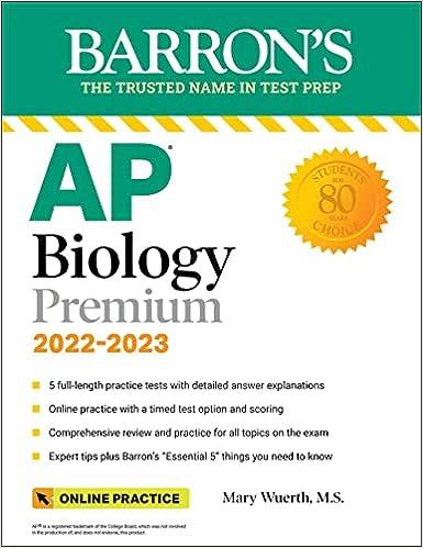 ap biology premium 2022-2023 2023 edition mary wuerth m.s 1506280366, 978-1506280363