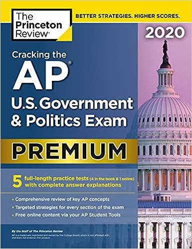cracking the ap us government and politics exam premium 2020 2020 the princeton review 0525568360,