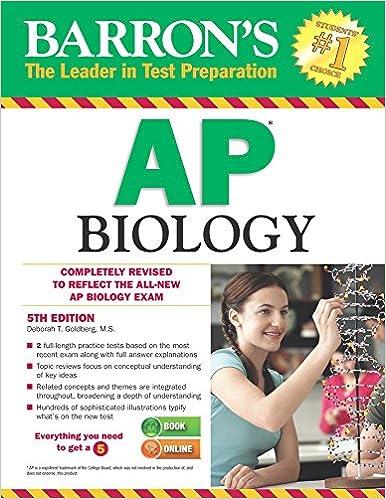barrons ap biology most up to date review and practical test currently available 5th edition deborah t.